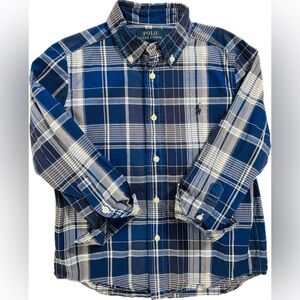 🐎 Polo Ralph Lauren Blue Plaid Shirt 🐎💙